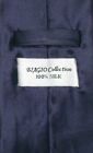 Biagio 100  Silk Necktie Solid Navy Blue Color Mens Neck Tie