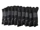 Bombas Socks Black Crew Calf Mens Large 9 5-13 Honeycomb Arch Support 6 Pack        