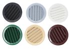2  Round Plastic Louver Soffit Air Vent Reptile Screen Grille Cover