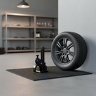 Car Tire Press Sturdy Duty Portable Tire Changer Sturdy Metal Build For Garage