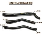 3 Pieces Rare Genuine Natural Black Coral Branch Specimen 340g For Jewelry