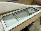 Sliding Glass Pet Door Insert 76-81in Adjustable Lockable Cat Dog White