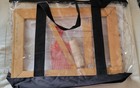 Wooden Weaving Frame Loom 11 X 15  Has Tools And Carry Bag Very Portable Project