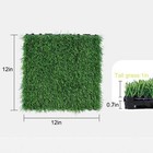 36 Interlocking Artificial Grass Tiles 12x12in Green Fake Turf Flooring