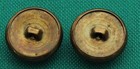 Two 1960s Vintage Emperor Blazer Or Coat Buttons Gold Brass Men s