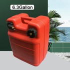 6 3 Outboard Fuel Tank 24l Gal Marine Boat Tank Portable Anti-static Red New