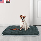 Dog Bed Mat Flat Crate Mat With Anti-slip Bottom Machine Washable Pet Kennel Pad