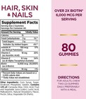 2 Pack Hair Skin Nails Gummies 6000 Mcg 160 Count  2x80  Advanced Formula Biotin