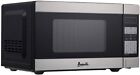 Avanti 0 9 Cu  Ft  900 Watts Countertop Microwave - Stainless Steel