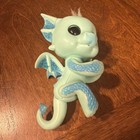 Fingerlings - Glitter Dragon - Noa  green With Blue  - Interactive Hot Toy 