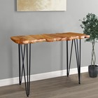 Hairpin Metal Furniture Table Legs 30 Inch Wrought Iron Black Console Black Legs