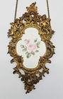Gold Frame Victorian Rococo Late 19th C Ornate Scrolling Floral Cherubs Gilded