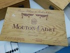 Lot Of 3  Mouton Cadet Baron Wine Bottle Box  No Bottles  Wood Crate