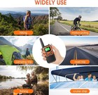 2 Pack Long Range 100 Mile Walkie Talkie Two Way Radio Charge Headset Waterproof