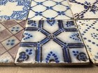 Francia Azulejos Antiguos - Pas De Calais - Desvres - 16 - Tile Set C1870