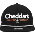 Men s New Era Black Kyle Busch Cheddar s Golfer Snapback Hat
