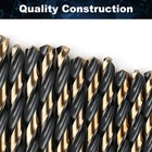 Number Size Drill Bit Set 60pcs- Jobber Length Drill Bits  Wire Gauge 1 To 60   