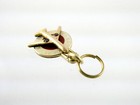 Lgb  Lg Balfour 1 5 Drgp Gold Fill National Airlines Service Award Charm 2 Ruby