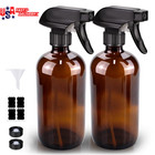 Glass Spray Bottle  Amber Glass Spray Bottle Set   Accessories Refillable For Pl