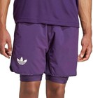 Adidas Mens Tennis Shorts W  Compression Shorts 7  Aurora Plum Size Medium