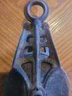 Antique Vintage Cast Iron Hay Trolley Barn Pulley Farm Tool