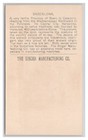 The Singer Manufacturing Co  Spain Vintage   1892 Advertising Trade Card