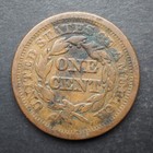 1852   Braided Hair Large Cent Free Shipping  M4684