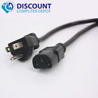 Power Cord Ac Cable 5 Ft Pc Computer Monitor Printer 3 Prong
