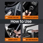 Car Tire Inflator Electric Pump Air Compressor Auto Heavy Duty Portable 12v Us