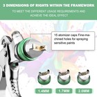 Hvlp Air Spray Gun 1 4 1 7 2 0mm 650ml Tank Automotive Refinish Paint Sprayer
