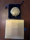 Estee Lauder Collectible Powder Compact  2006 Gold Tartan  Mint Condition