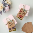200 Pack Large Kraft Paper Gift Tags  Merchandise Tags  Brown  2 X 4 