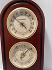 Vintage Sunbeam Wooden Barometer Thermometer Humidity 16x6 5x1 5