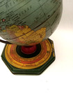 Vtg 1930 s J Chein Zodiac Seasons Month Base World Globe Tin Metal Litho As Is