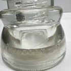 Vintage - Hemingray 45 Clear Glass Telegraph Insulator 4  Tall Made In Usa 18-50