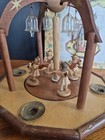 Antique Erzgebirge German Chinese Pyramid Carousel Wooden Original W  Box 15 