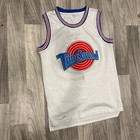 Space Jam Tune Squad Lola Bunny  10 Stitched Basketball Jersey White Size Small