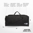 Adidas Locker Room Baseball Duffel Bag One Size Black white 2