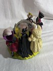 Disney Villains Musical Snowglobe Grim Grinning Ghosts Fortune Teller  No Box