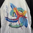 Vintage Robert Plant Shirt Mens Extra Large 1985 World Tour Raglan