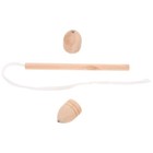 Wooden Spinning Top Toy Child Gyro Balls Rotating Gyroscope Multifunctional