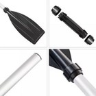 1pair Heavy-duty Aluminium Alloy Kayak Paddles