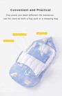 Baby Sleeping Bag Set Cozy Winter Infant Sleep Wrap 0-8 Month Blue