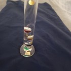 12  Tall Germany Thuringer Glaskunst Galileo Free Standing Glass Thermometer