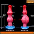 Large Inflatable Ejaculation Dildo Big Knot Anal Plug Squirting Dildoe For Women