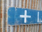 48 Inch Wood Hand Painted   Lifeguard   Sign Nautical Seafood   s325c 