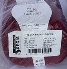Regia Premium Fingering Silk Yarn Rose Red  5x100g  Wool Polyamide Silk