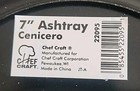 Pack Of 2 Chef Craft Classic Ash Tray  7 Inches In Diameter  Black  free Shipng 
