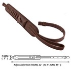 Leather Gun Buttstock Cover  Ammo Sling Hunting Set For  30-30 22lr 12ga 30-06
