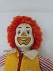 Vintage Ronald Mcdonald Doll Stuffed hard Plastic Head W suction Cups Zip 15 